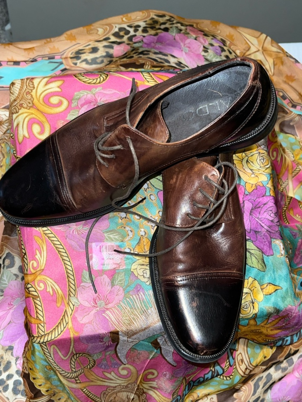 ALDO MEN’S LACE UP DRESS SHOES (10)